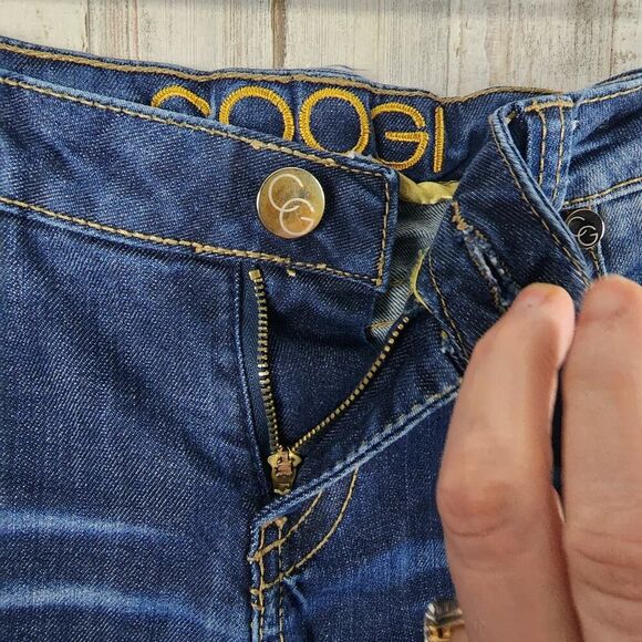 COOGI Distressed Jeans Blue Size 5/6 - Picture 11 of 12